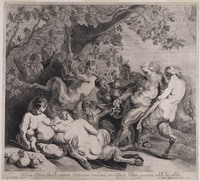 KG 17559
<br/>
Bacchus en fabelwezens
<br/>
<em>Soutman, Pieter Claesz. (ca. 1593/1601-1657)</em>